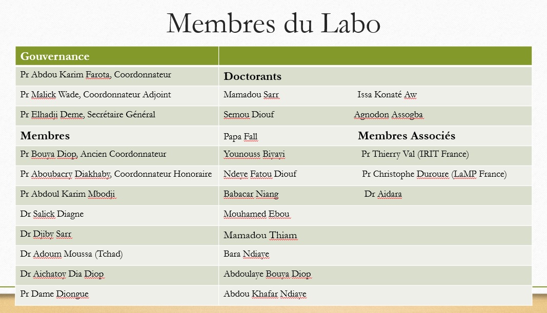 LSAO MED membres